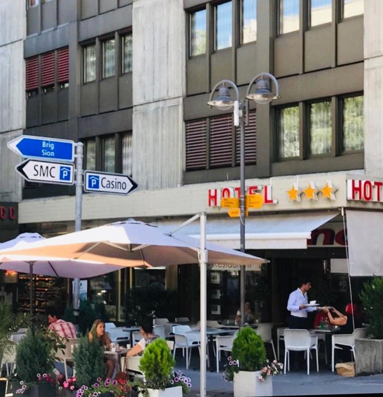 Hotel Casino Sierre Eksteriør billede